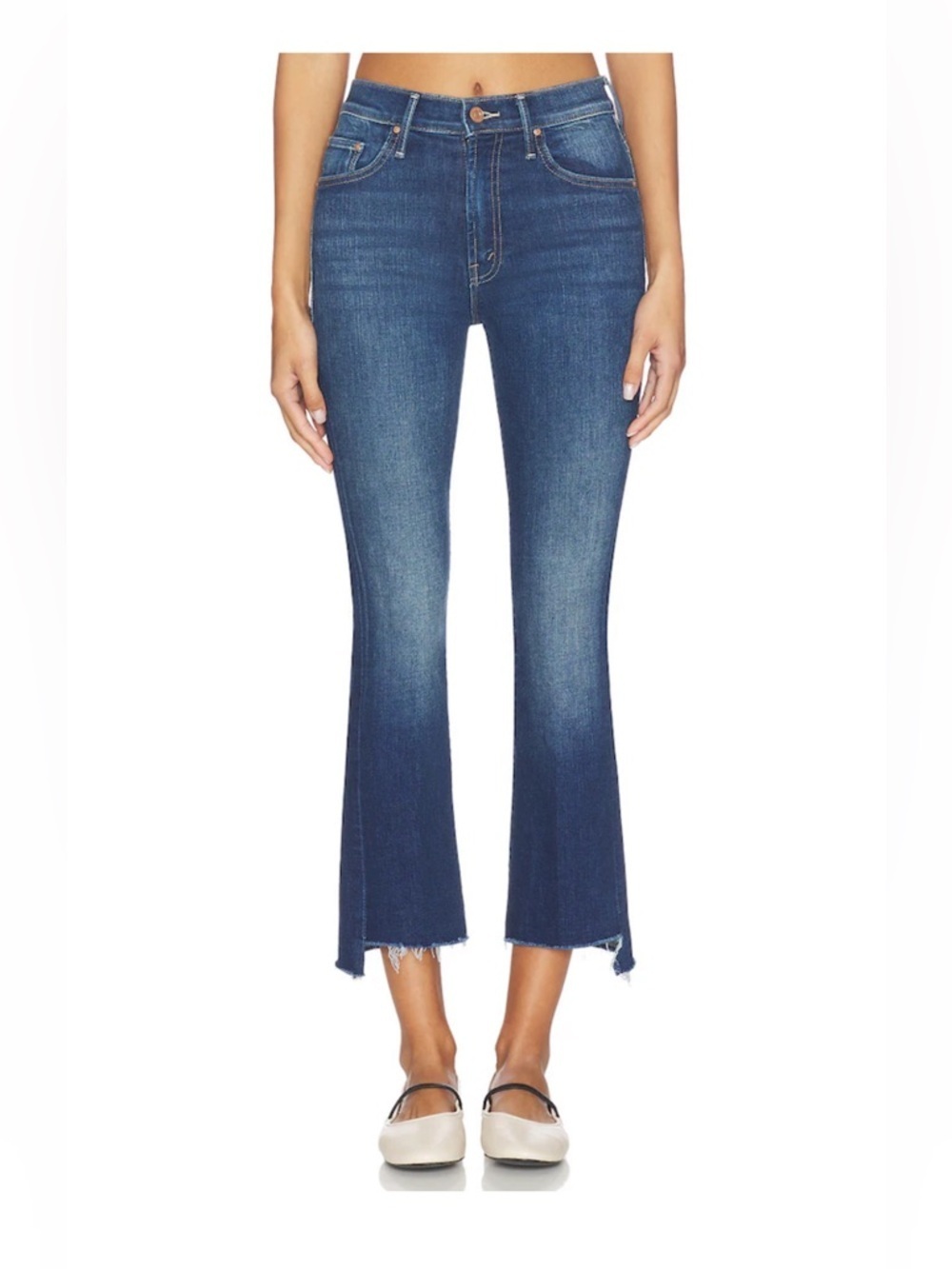 Mother The Insider Crop Step Hem Jeans s 29